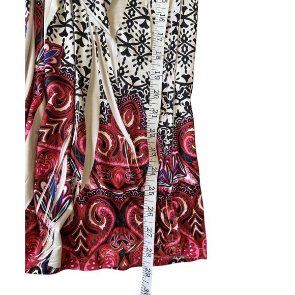 Style & Co Boho Print Tie-Front Tunic - Picture 5 of 8